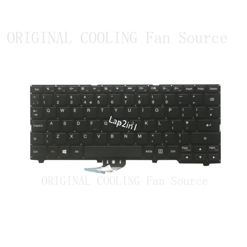 R+  New for Lenovo Ideapad 110S-11IBR Type 80WG UK Keyboard Black 5N20M53631