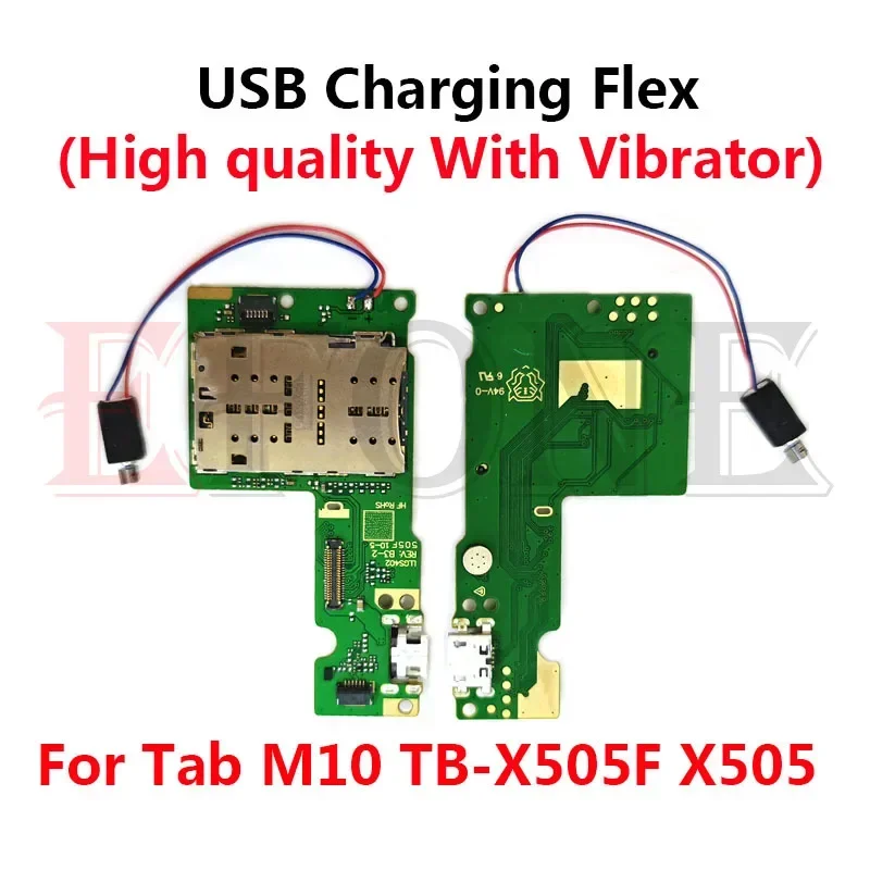 For Lenovo Tab M10 HD TB-X505F X505 USB Charging Board Dock Port Flex Cable Repair Parts