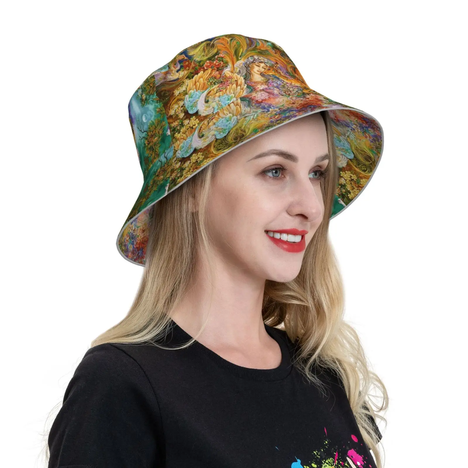 Duck Bucket Hat Outdoor Sports Breathable Present Fashion Cap Emus Ducklings Duck Rescue Humor Humorous Funny Pj Paintings