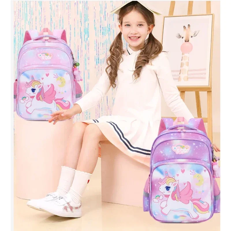 Schul-Trolley-Tasche für Mädchen und Kinder. Rollrucksack für die Schule. Schulrucksack mit Rollen. Schultaschen mit Rollen. Trolley-Umhängetasche