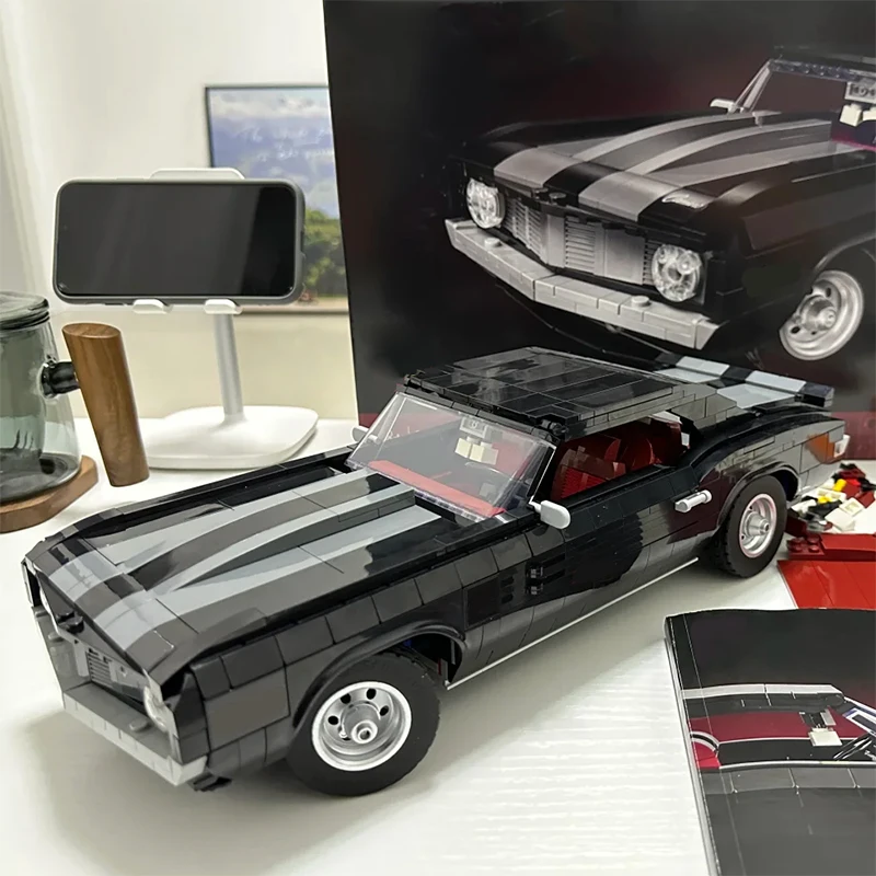 

Конструктор «Гоночный автомобиль Camaro» (1456 деталей), модель спортивного автомобиля, набор для сборки скоростного транспортного средства, игрушка для взрослых, подарок для друга