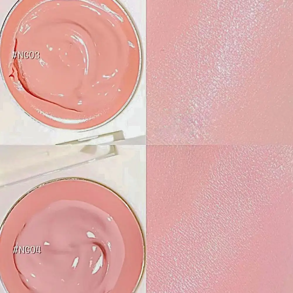 Crème de maquillage multifonctionnelle, fard à joues et fard à barrage, fard à joues pour le visage, contour rose à long, document violet facile, fard à joues rouge La U3E8