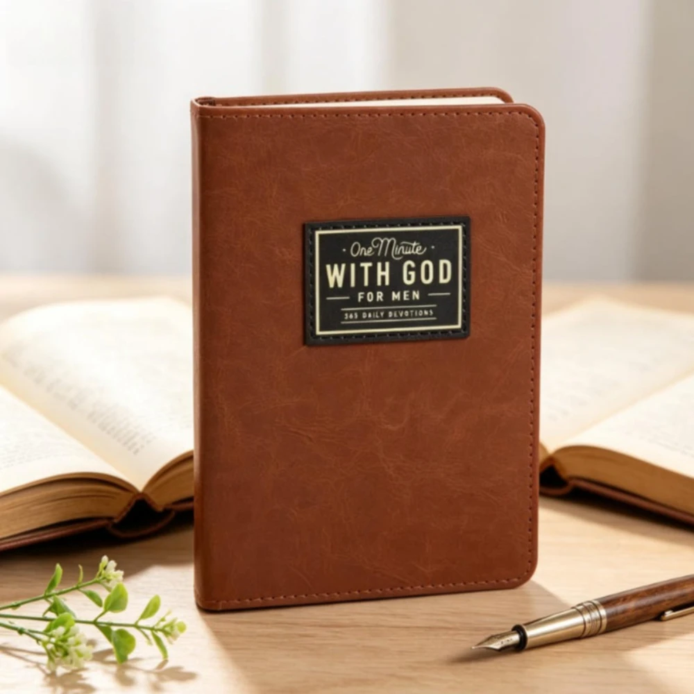 Carnet de prières inspirant pour hommes, journal de suivi des prières sur 365 jours, couverture marron, livre religieux