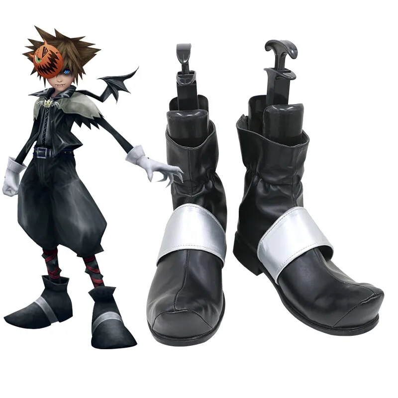 

Обувь для косплея в стиле аниме Kingdom Hearts II, сапоги Соры, аксессуары для костюма на Хэллоуин, реквизит