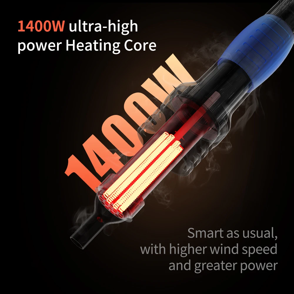 Imagem -03 - Jcid Aixun-h312 Hot Air Gun Estação Sording com Bocal Controle de Temperatura Inteligente Estação de Retrabalho 110 v 220v 1400w jc