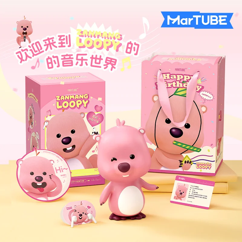 

Kawaii Loopy Bluetooth-динамик Аниме Фигурка Loopy Беспроводной мини-динамик Декор комнаты Украшения Игрушки для девочек Подарки игрушки