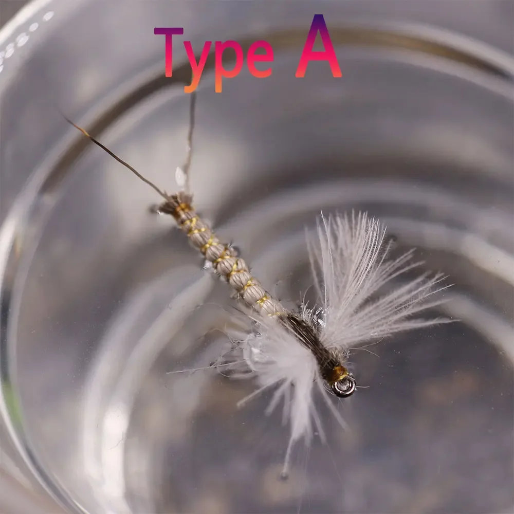 Bimoo Mosca Seca CDC Mayfly Trucha - Imitación realista de pesca - imagen 2