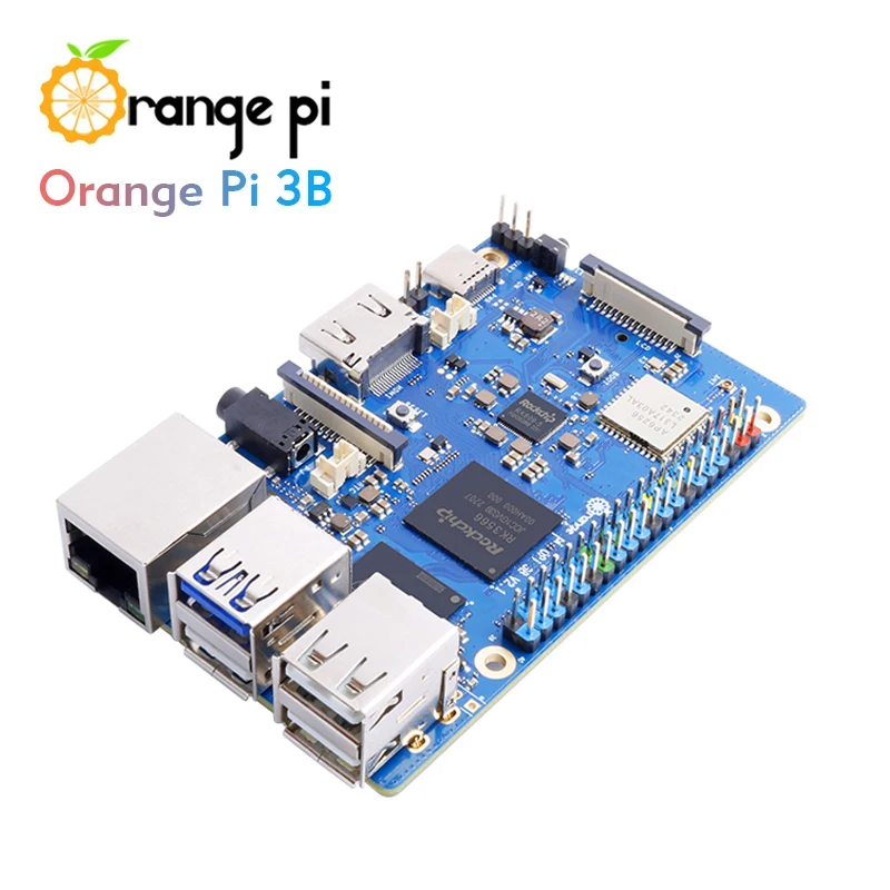 Imagem -02 - Laranja pi 3b com Wi-fi e Bluetooth Opcional tf Cartão Case Ventilador Dissipador de Alimentação para Opi 3b 2gb 4gb 8gb de Ram Ddr4 Rk3566 Ble Sbc