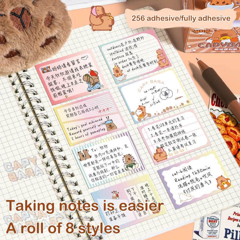 Cartoon Sticky Notes para Estudantes, Notas Sticky Extratáveis, N Times Stickers, Material escolar e de escritório, Presentes infantis