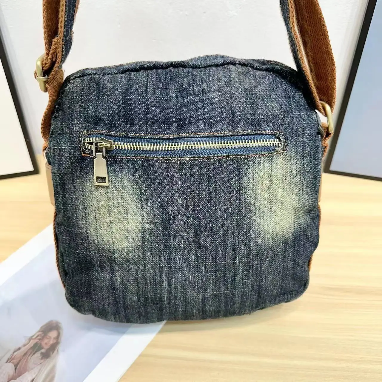 Vintage Fashion Denim Jeans Flap Bags Girls Handbags Crossbody Bag Women Messenger Bags Purse bolsa feminina bolsos mujer