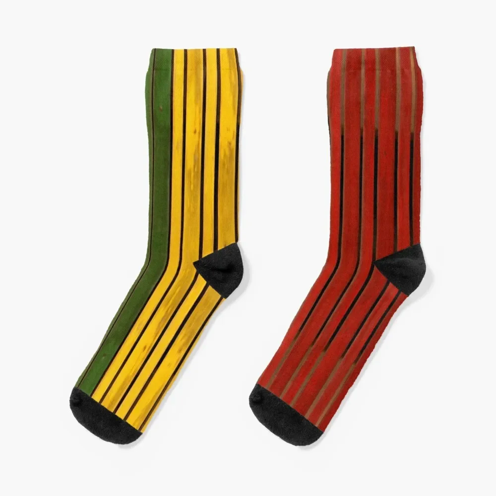 Chaussettes à panneaux Rasta pour hommes, mode japonaise, chaussettes d'Halloween pour filles