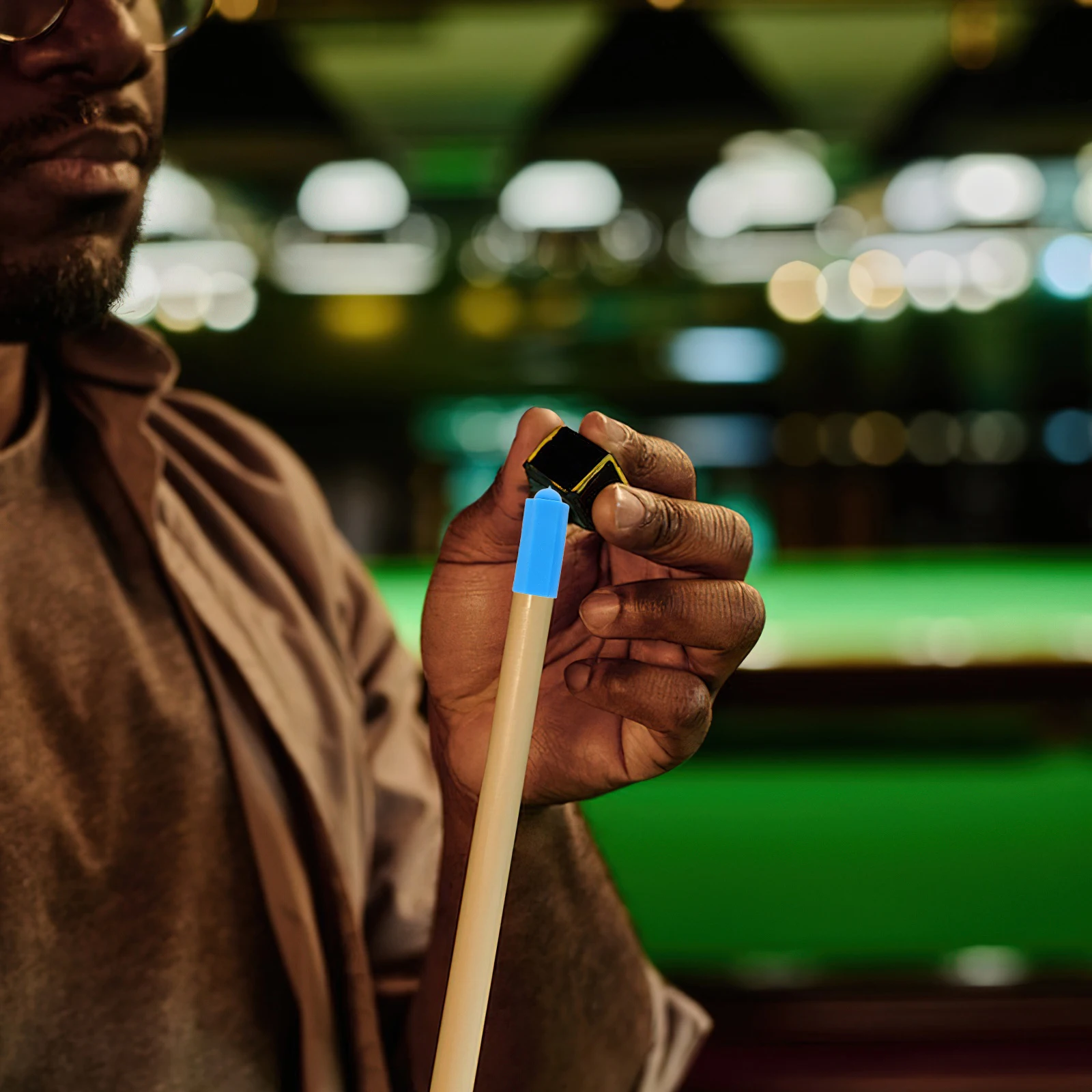 

10Pcs Pool Cue Tip Protective Cover Soft Rubber Anti-Slip Billiards Cue Tip Protector Case Pool Accessories Billiard Accessories