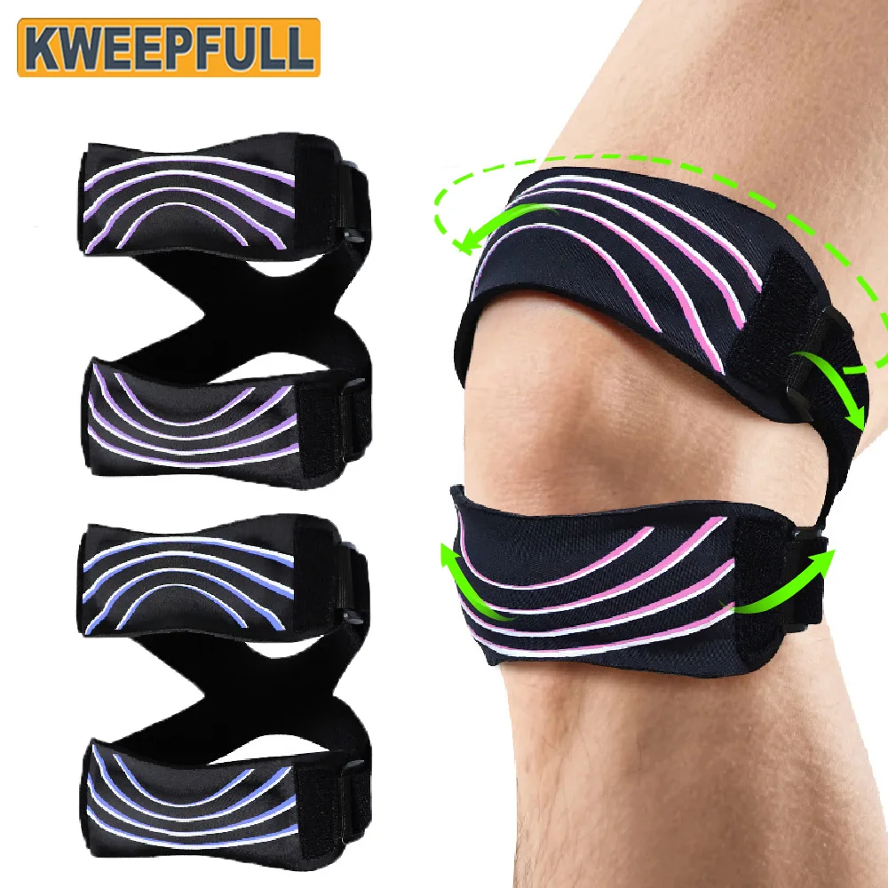 1Pack Adjustable Patellar Tendon Support Strap Neoprene Knee Brace,Knee Pain Relief for Running,Jumper's Knee,Arthritis Recovery