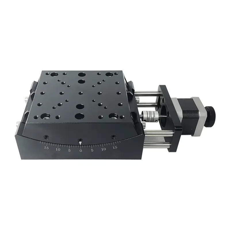 Motorized Goniometer stage High Precision Motorized Angle Tilting Adjusting Table Arc Swing Platform PT-GD312