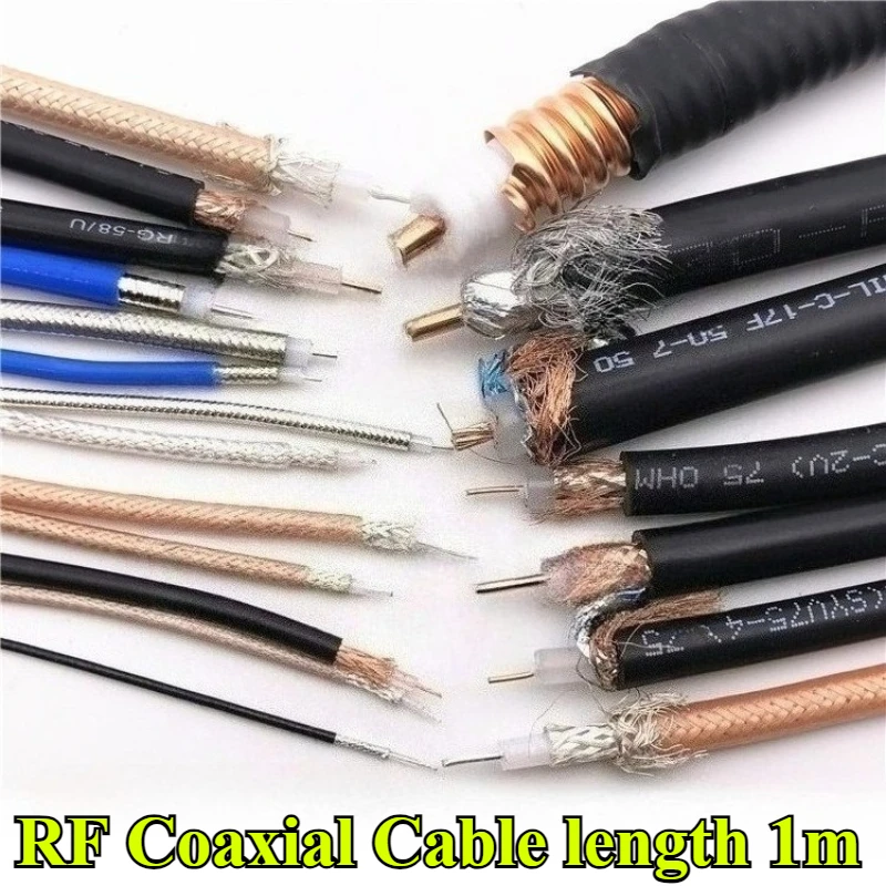 

NEW RF Coaxial Cable RG178 RG174 RG179 RG316 RG58 RG59 RG142 RG405 RG402 RG400 RG1.13 RG316D Wire Low Loss 50Ohm 1meter Long