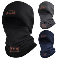 Balaclava Motorcycle Helmet Winter Outdoor Riding Warm Face Mask Neck Warmer Fishing Camping Hat and Scarf Set Moto Accessories
