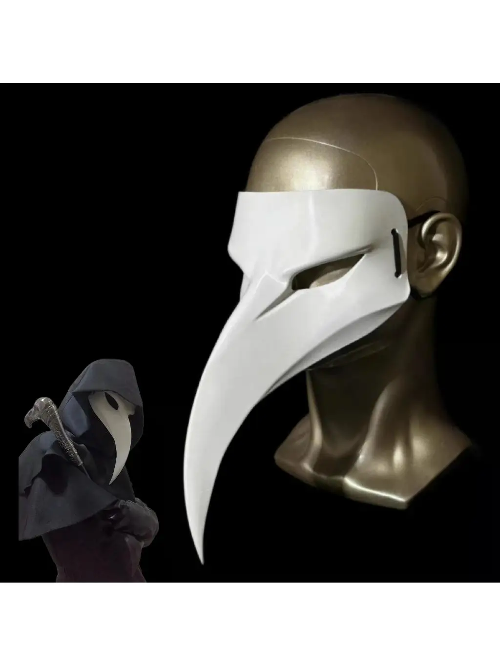 Fundacja SCP SCP-049-J Maska Plagi Fellow Doktor Schnabel Przebranie na Halloween Cosplay — 2