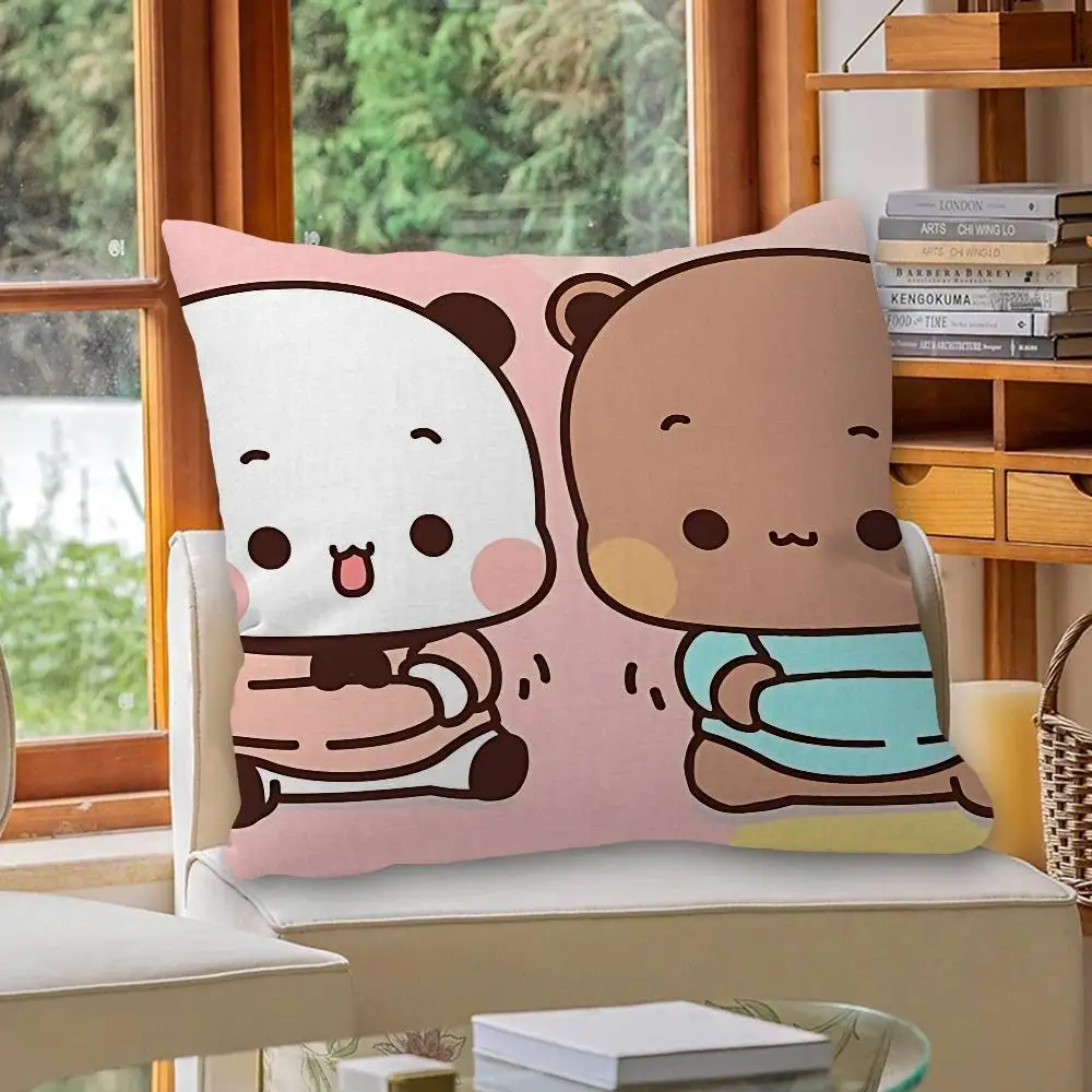 BuBu And DuDu Pillow Gift Home Office Decoration Bedroom Sofa Car Cushion Cover case 45x45