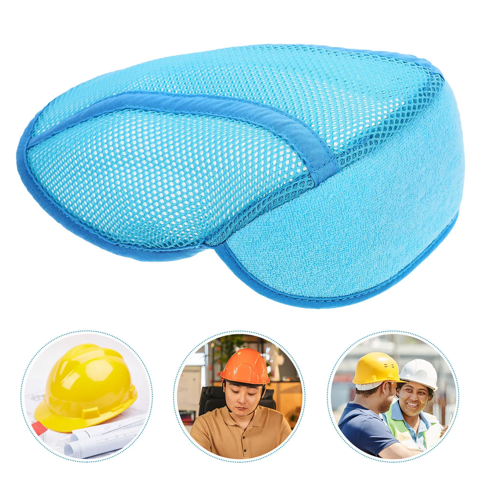 

Hard Hat Liner Mesh Comfort Insert for Construction Workers Polyester Rubber Breathable Sweat Absorbing Summer Hard Hat Liner