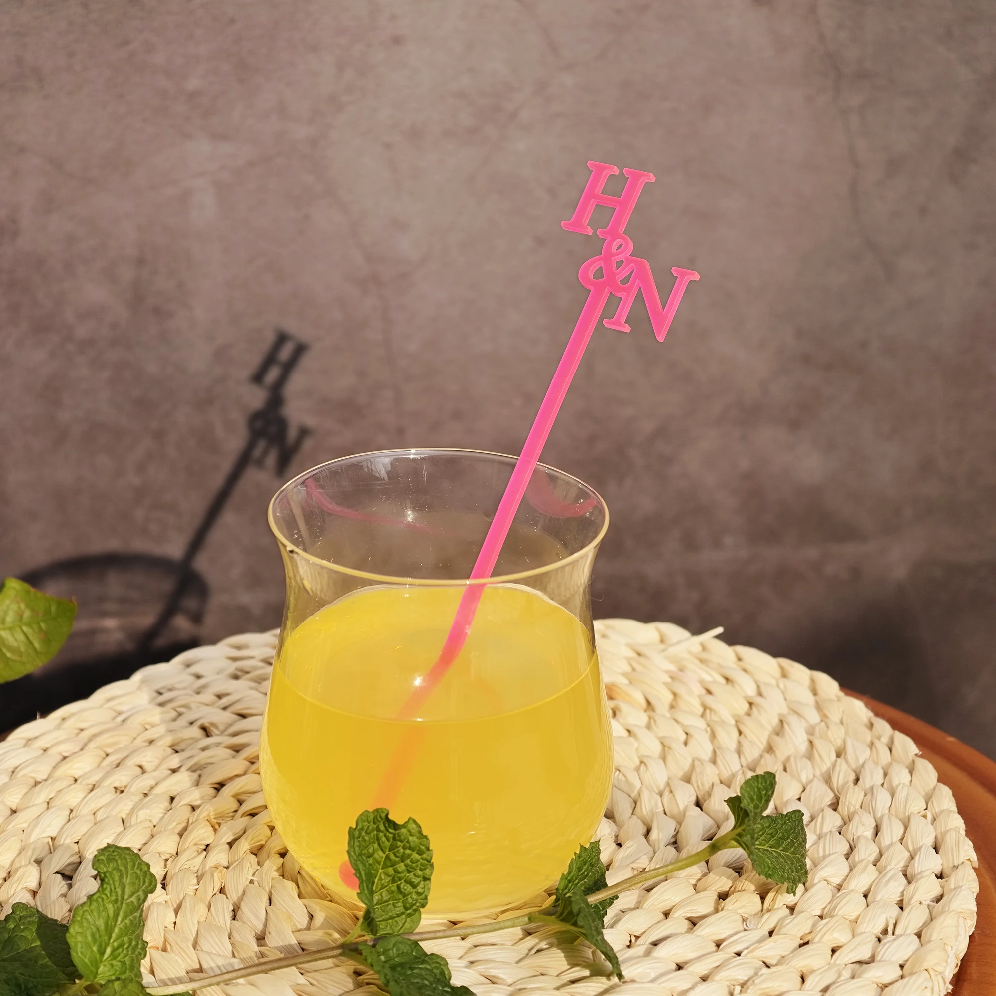 Customized Wedding Cocktail Stirrers Letter Cut Cocktail Swizzle Sticks Table Decor Personalized Acrylic Party Drink Stirrers - view 6