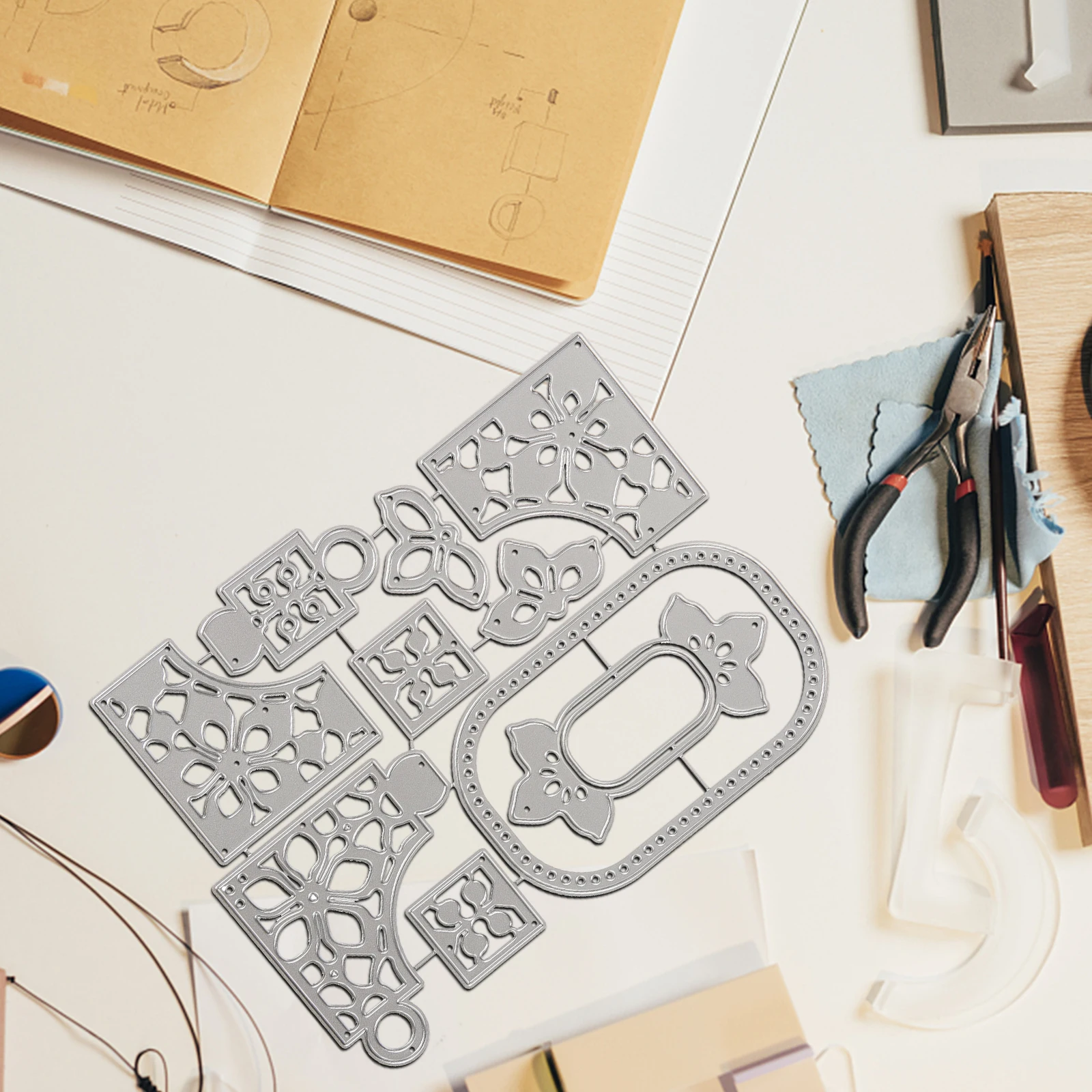 

DIY Scrapbook Metal Carbon Steel Cutting Dies High Carbon Stencil Card Making Crafts Embossed Etching Templates