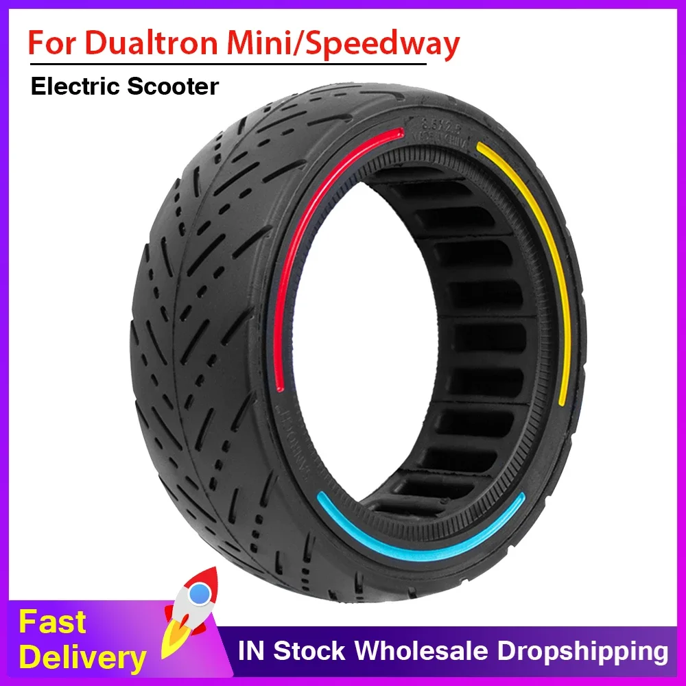 8.5inch Off-Road Solid Tyre Rubber Tire for Dualtron Mini/Speedway Leger Electric Scooter 8.5x2.5 Tubeless Explosion Proof Tire