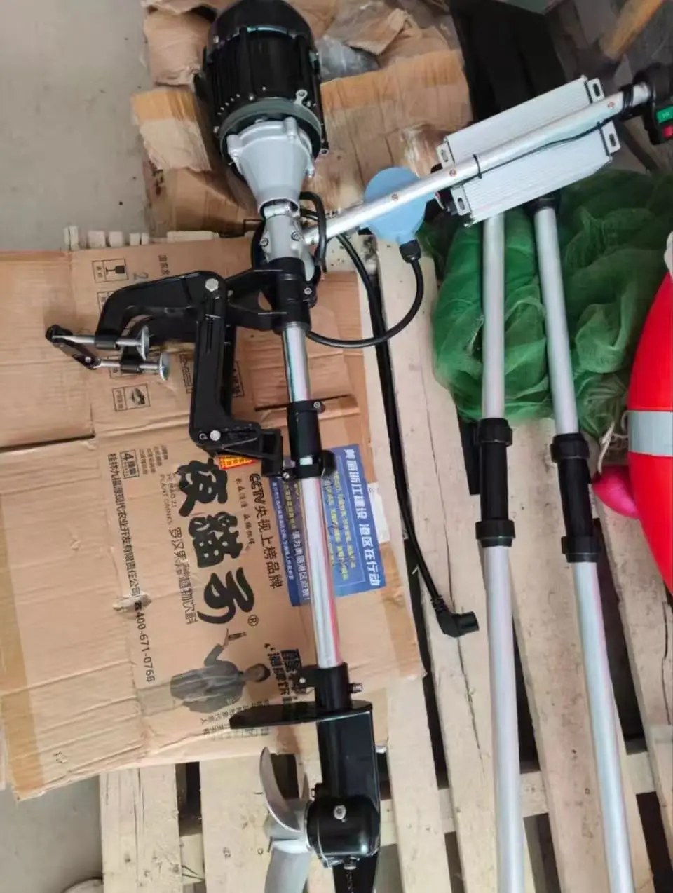 محرك خارجي كهربائي مدمج 12 فولت 1000 وات صديق للبيئة، حالة جديدة، محركات القوارب الكهربائية اليدوية #3