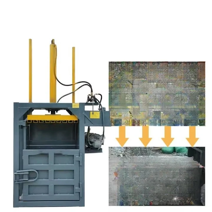 آلة تعبئة مكبس الورق المقوى الهيدروليكي بالضغط على كرتون النفايات #3