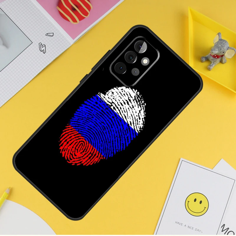 Russia Russian Flag For Samsung Galaxy A14 A34 A54 A12 A32 A52 A51 A71 A53 A33 A13 A15 A25 A35 A55 Phone Case