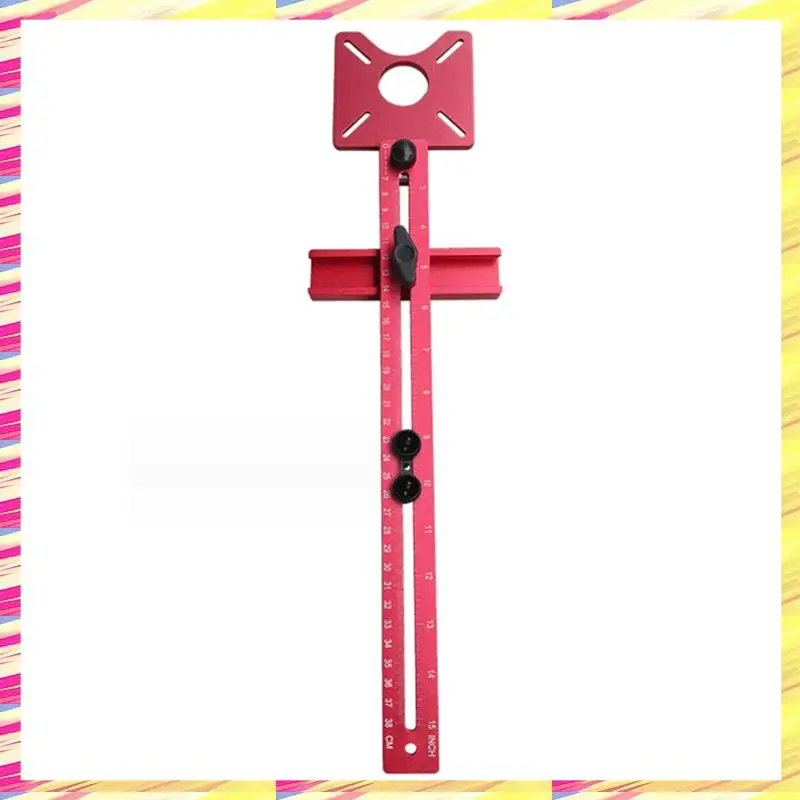 ABJJ Milling Groove Bracket Base For Trimmer Edge Guide Positioning Circle Cutting Board Tool Router Circle Jig-Inch&Cm Durable