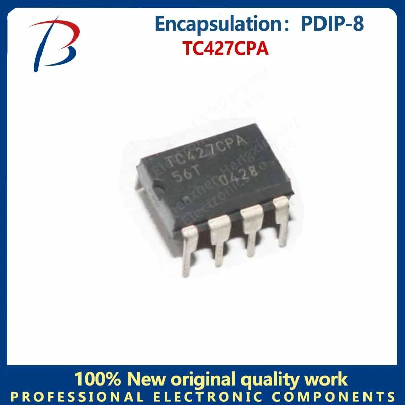 

10pcs The TC427CPA packages a DIP-8 gate to drive a 1.5A dual-channel high-speed MOS driver