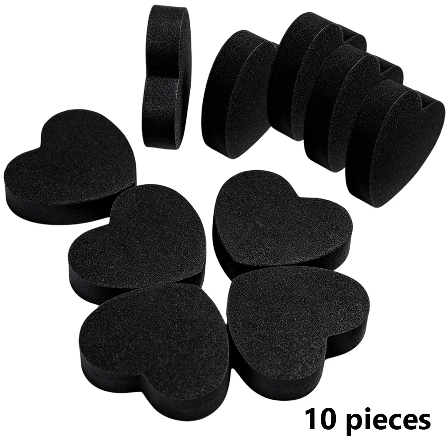Mini-Herz-Schwamm-Nagelpuffer-Set - 10/30/50 Stück für Naturnägel & Kunstnägel, Maniküre und Pediküre – Detail 8