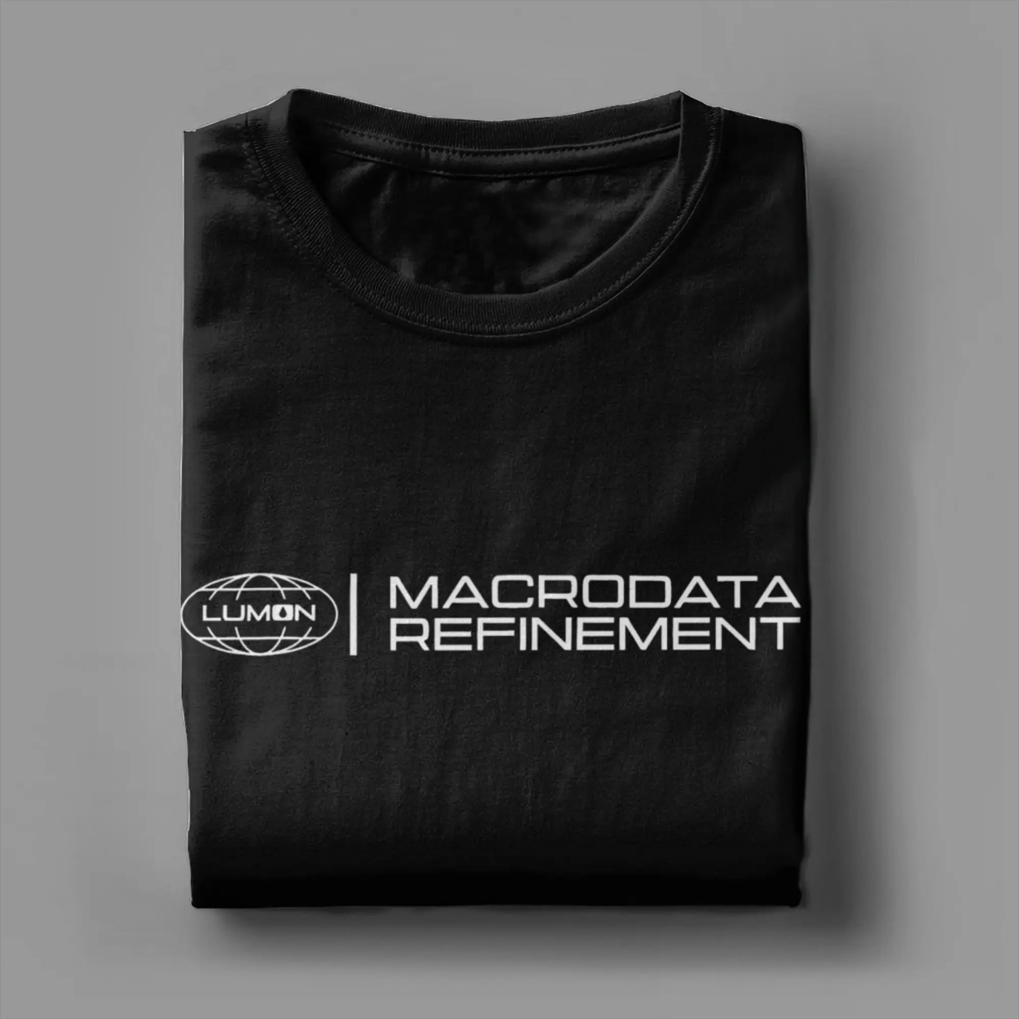 Lumon Industries Macrodata Refinement Severance T Shirt Men's Cotton Vintage T-Shirt O Neck TV show Tee merchandise 4XL 5XL 6XL