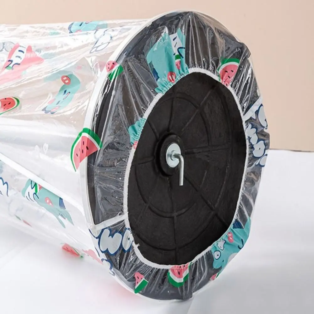 Floor Fan Fan Protective Cover Fully Enclosed Waterproof Electric Fan Dust Cover Printed Pattern Dustproof Dirt-Proof Cover