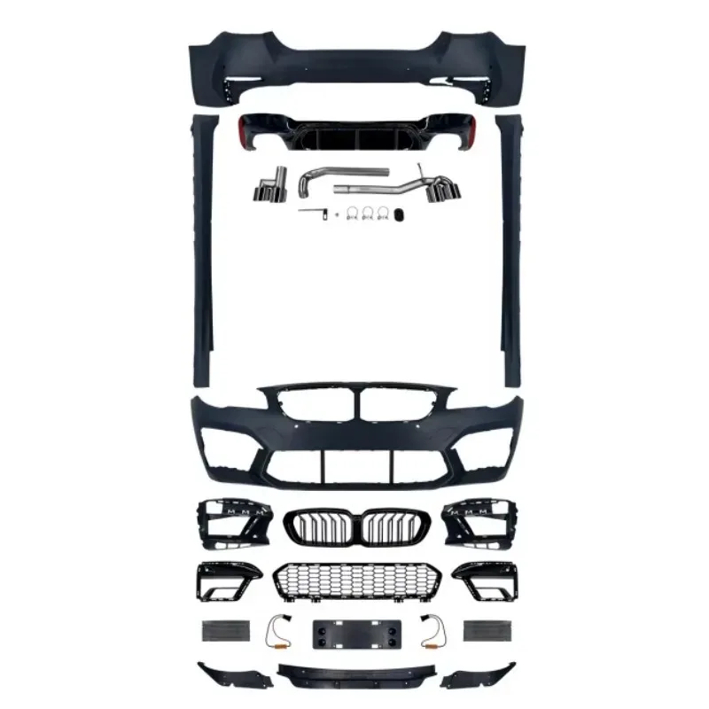 

Zuimi High-endFor 5 Series F10 F18 (11-17)car Parts To G30 Late Stage M5 Front Lips Body Kit Facelift Front Bumper Rear Bump