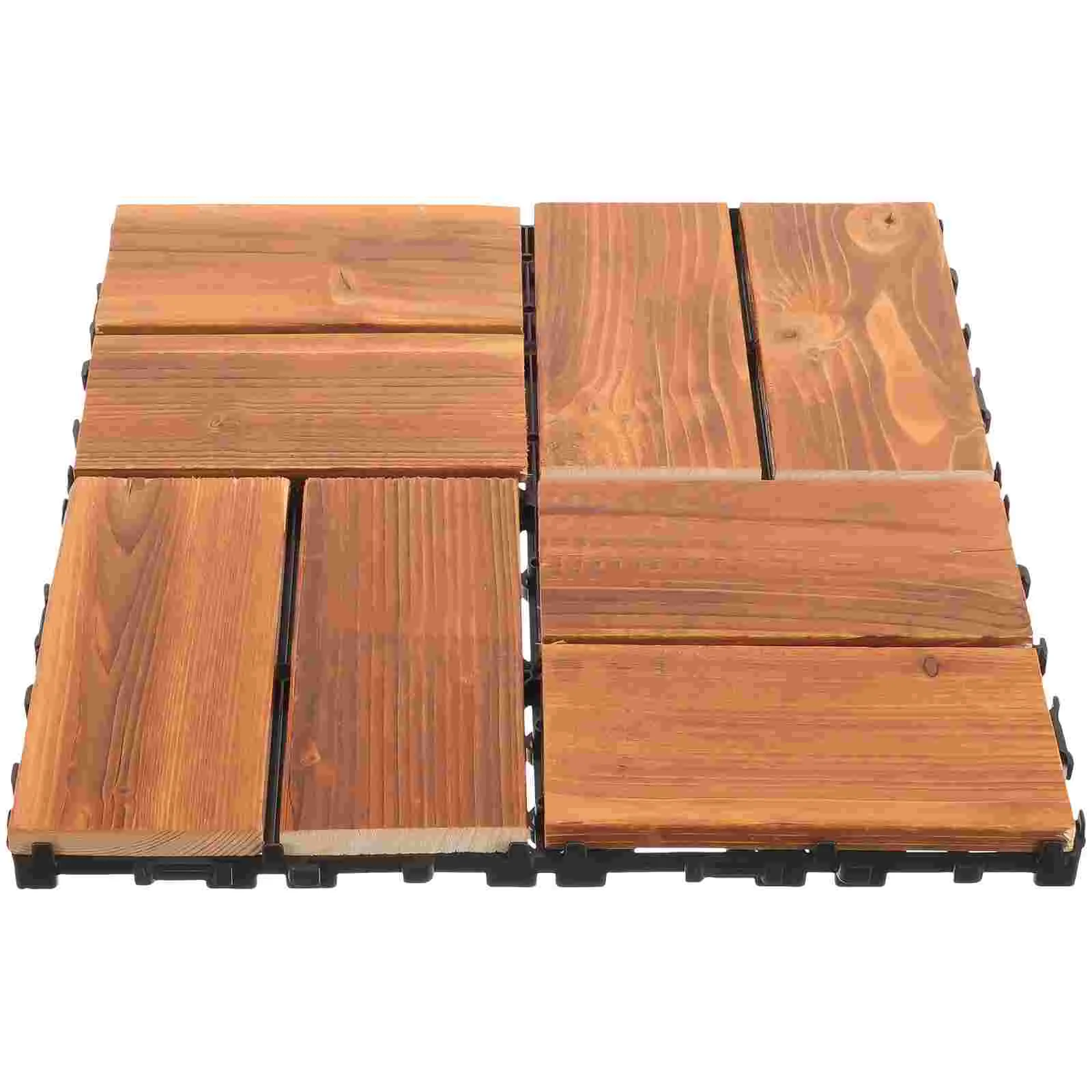 

Outdoor Deck Interlocking Tiles Portable Patio Floor Wood Flooring for outside Plastic Blocks