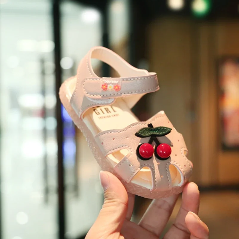 

босоножки Sandals for Kids 2025 Summer New Baby Walking Shoes Cute Girls' Shoes Baby Shoes Soft Sole Kids Shoe Trend Sandalias