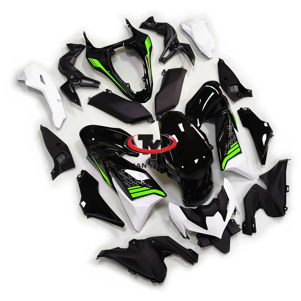 

For Z900 2020-2021-2022-2023 Green White Grid Injection Accessories Full Fairing Kit Bodywork Cowling High Quality