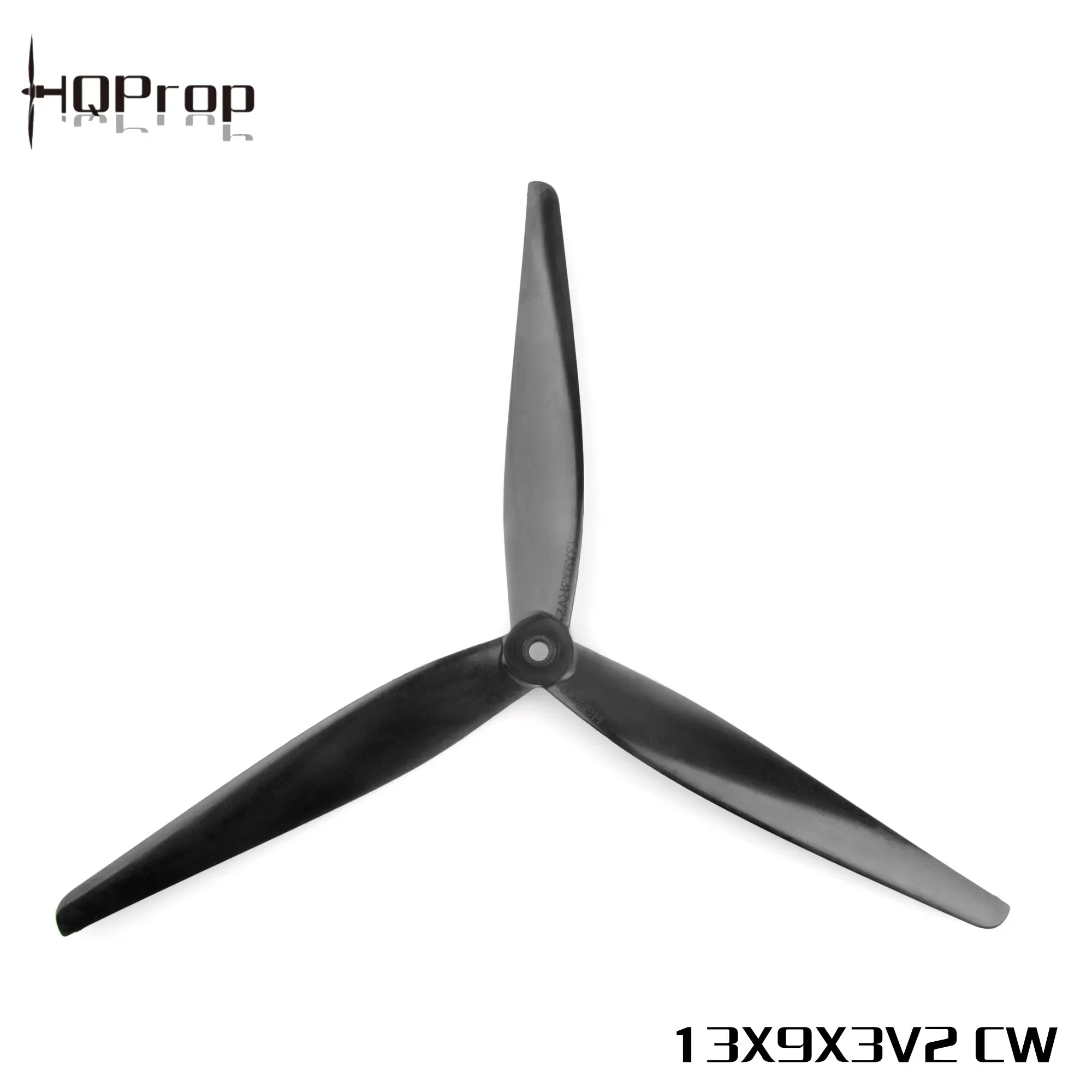 2Pairs(2CW+2CCW) HQPROP 13X9X3 V2 1390 3-Blade Propeller Black-Carbon Reinforced Nylon