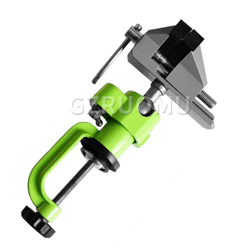 

Universal Single Axis Aluminum Bench Vise 360° Rotation Multifunctional Fixture Fixing Tool High Precision Household Micro Vice