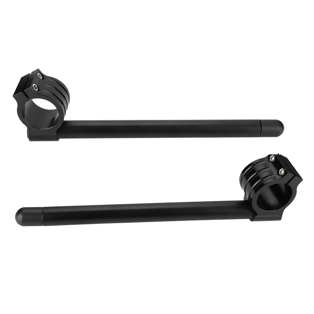 CNC Separate Handlebar Separate Handlebar 1Pair Universal 41mm Motorcycle CNC Separate Handle  Adjustable Clip on Handlebar