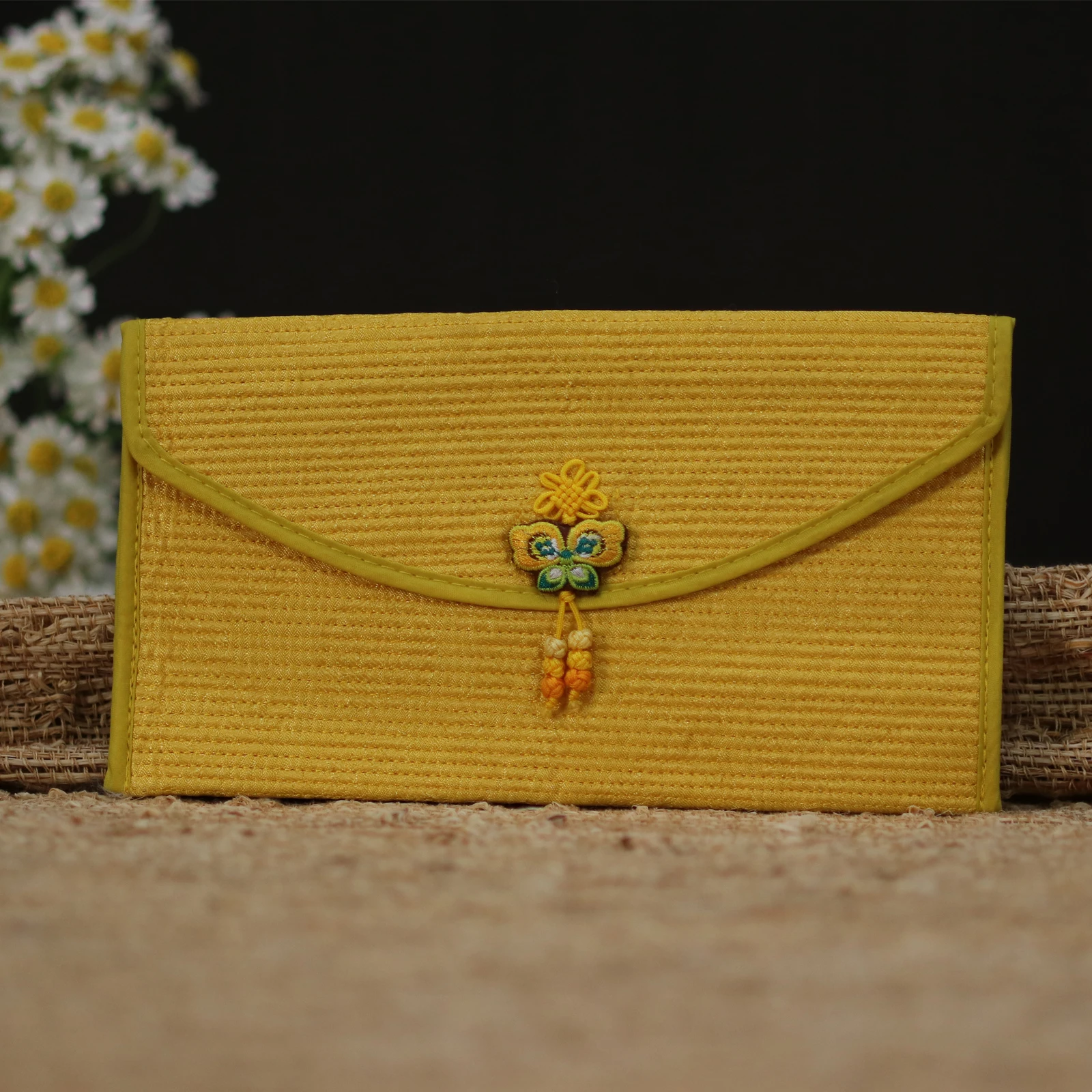 Tourist Souvenir  Korean Sle Wallet Ethnic Minori Coin Purse Colleague Gift Cact Size Polyester Long Wallet