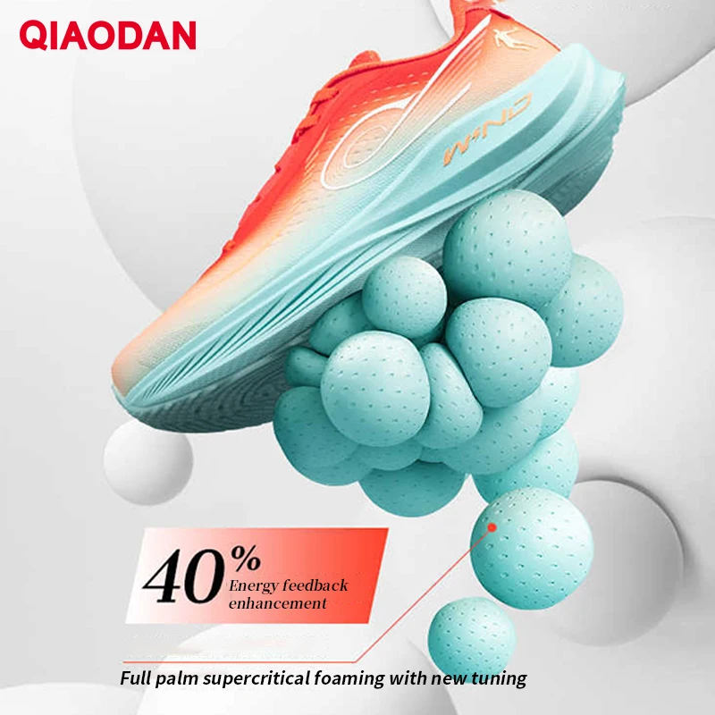 QIAODAN WIND 3.5TR Men Waterproof Sneakers 2025 Autumn Winter Shock Absorption Rebound Racing Running Shoes QDB023254297