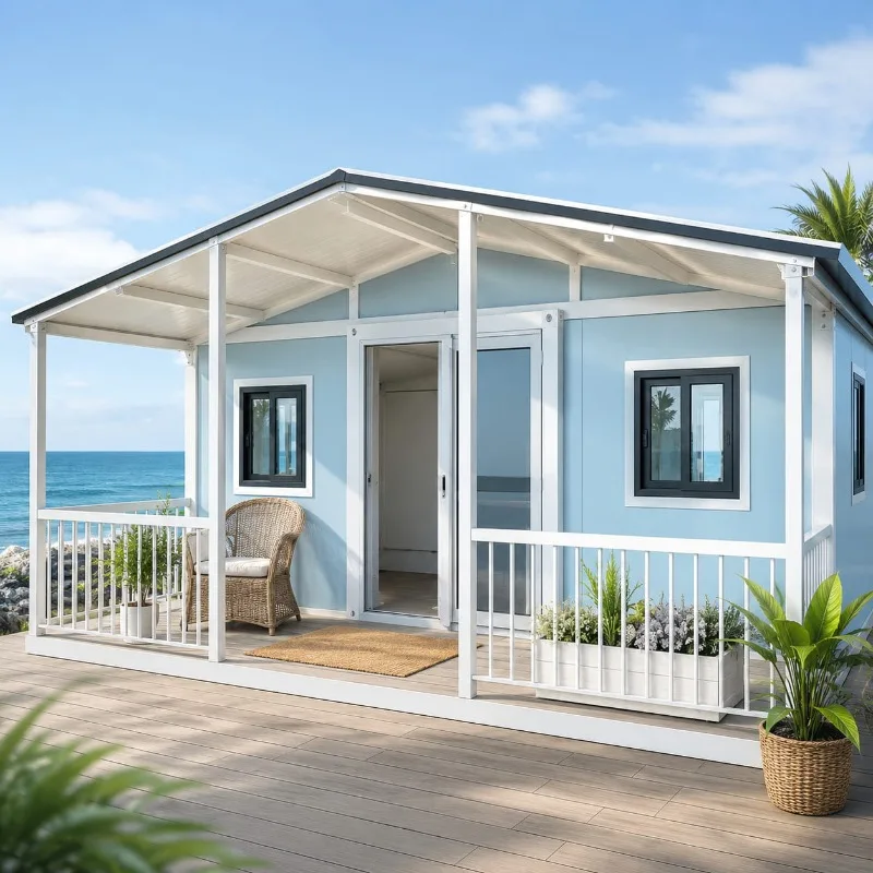 Prefabricated Modular Home Foldable Container Cabin for Backyard Guest Room and Temporary Camp Customized