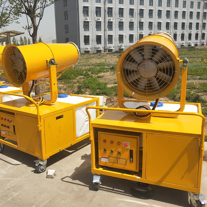 80m Industrial Grade Automatic Fog Cannon Machine Sprayer Booms Fog Cannon for Water Spray Gun Agriculture Irrigation