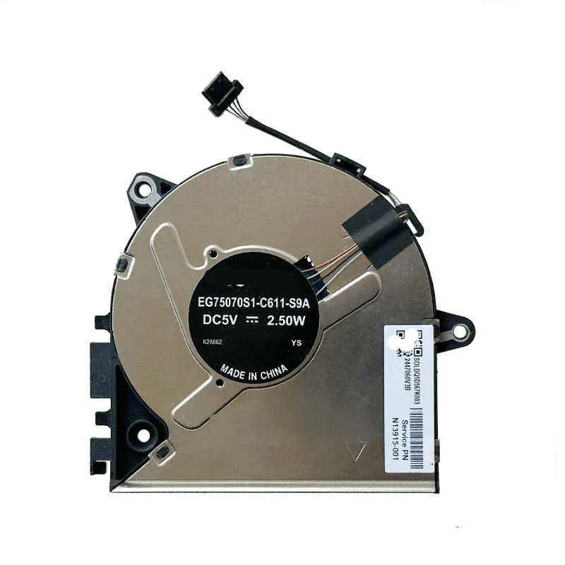 Laptop CPU Cooling Fan For HP 99 G3I ZBOOK Power G9 G10 HSN-Q36C Q37C EG75070S1-C611-S9A DC5V 2.5W