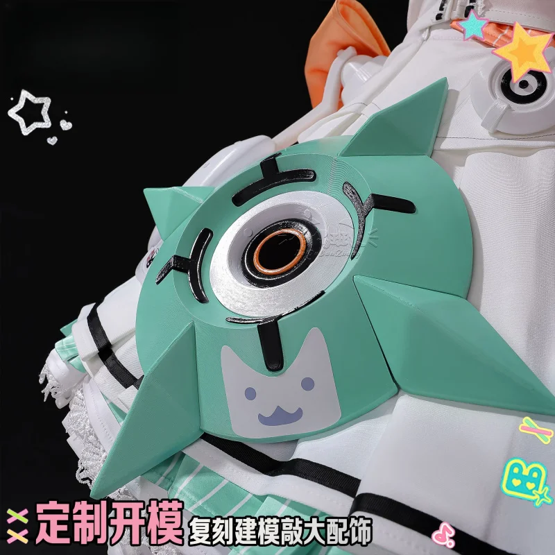 ZZZ Zenless Zone Zero angel Aria Cosplay Costume Lolita Dress Props Shoes Wig Wings Halloween Carnival New High Quality Uniform view 6