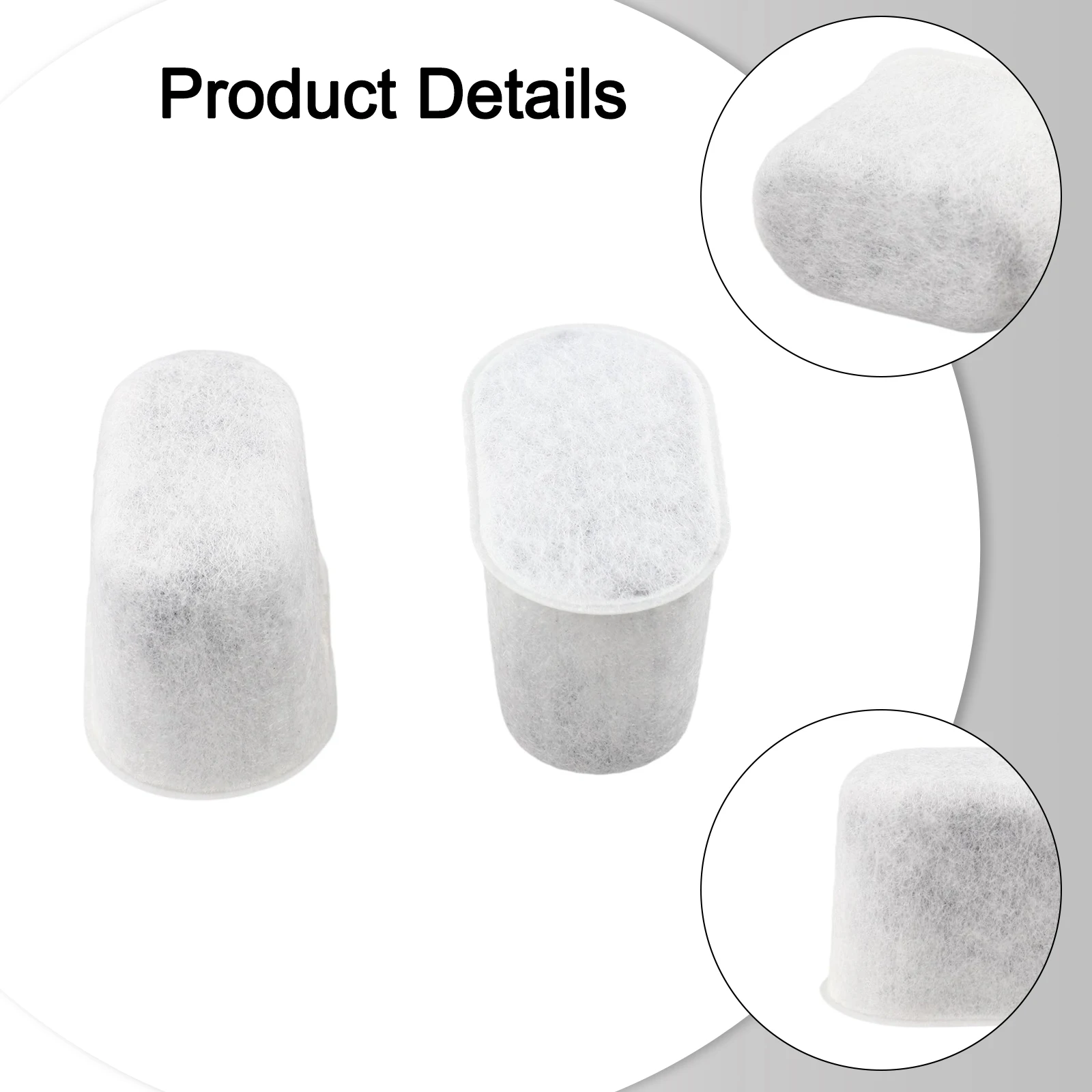 6pcs NonWoven Filter Elements Compatible with For NJ ES601 655 701 Coffee Machines Designed for Effective Impurity Filtration