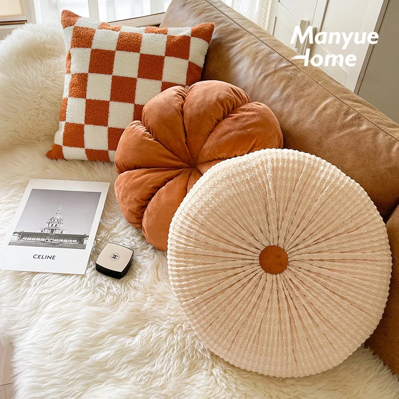 Nordic Ins Style Sofa Pillowcase Bedroom Bedding Window  Sample Room Decorative Cushion with Core Geometric Pattern