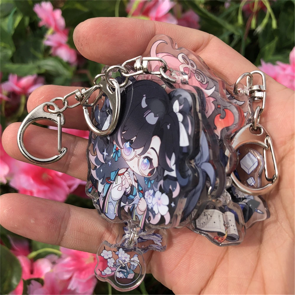 Game Wuthering Waves WW Changli Shin-Fei Chen Verina Xiangli Yao Cosplay Costumes Anime Key Chain Keychain Accessories Pendant